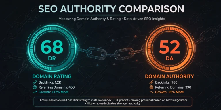 Domain Rating vs Domain Authority: What’s the Difference?